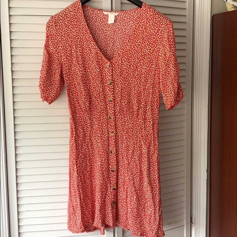 H+M Floral Mini Dress